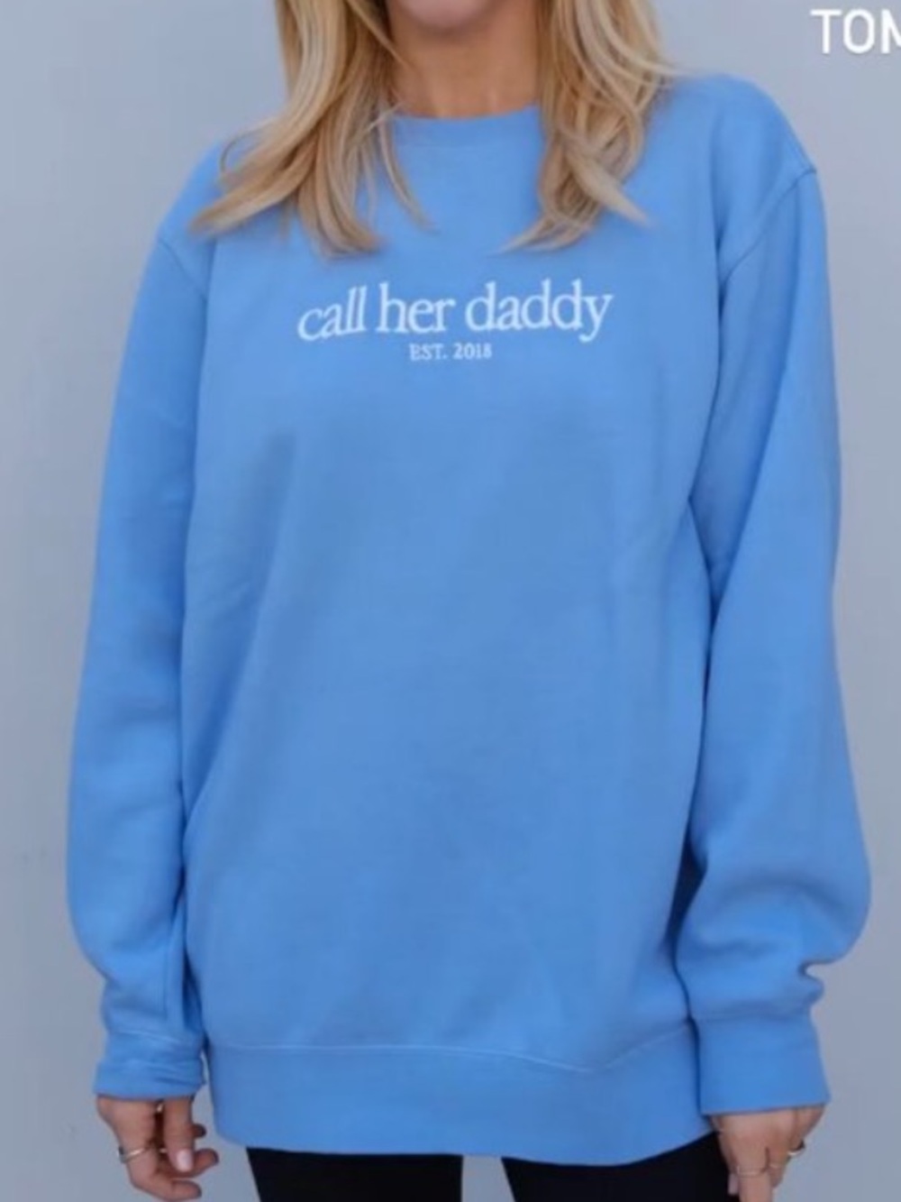 Call her daddy sweatshirt and pants set